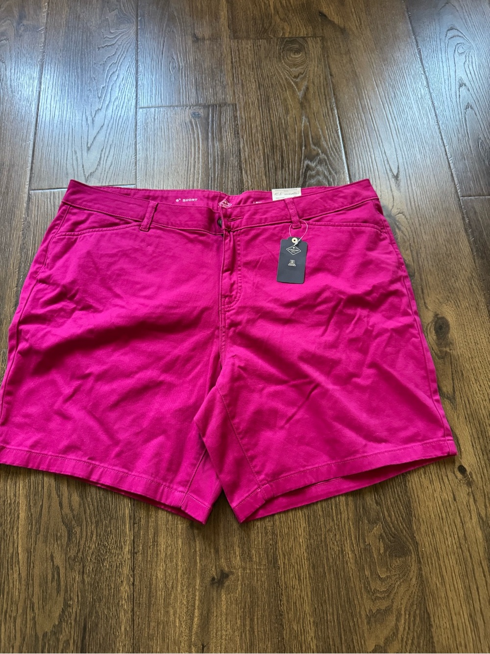 St. John's Bay Hot Pink Women's Bermuda Shorts